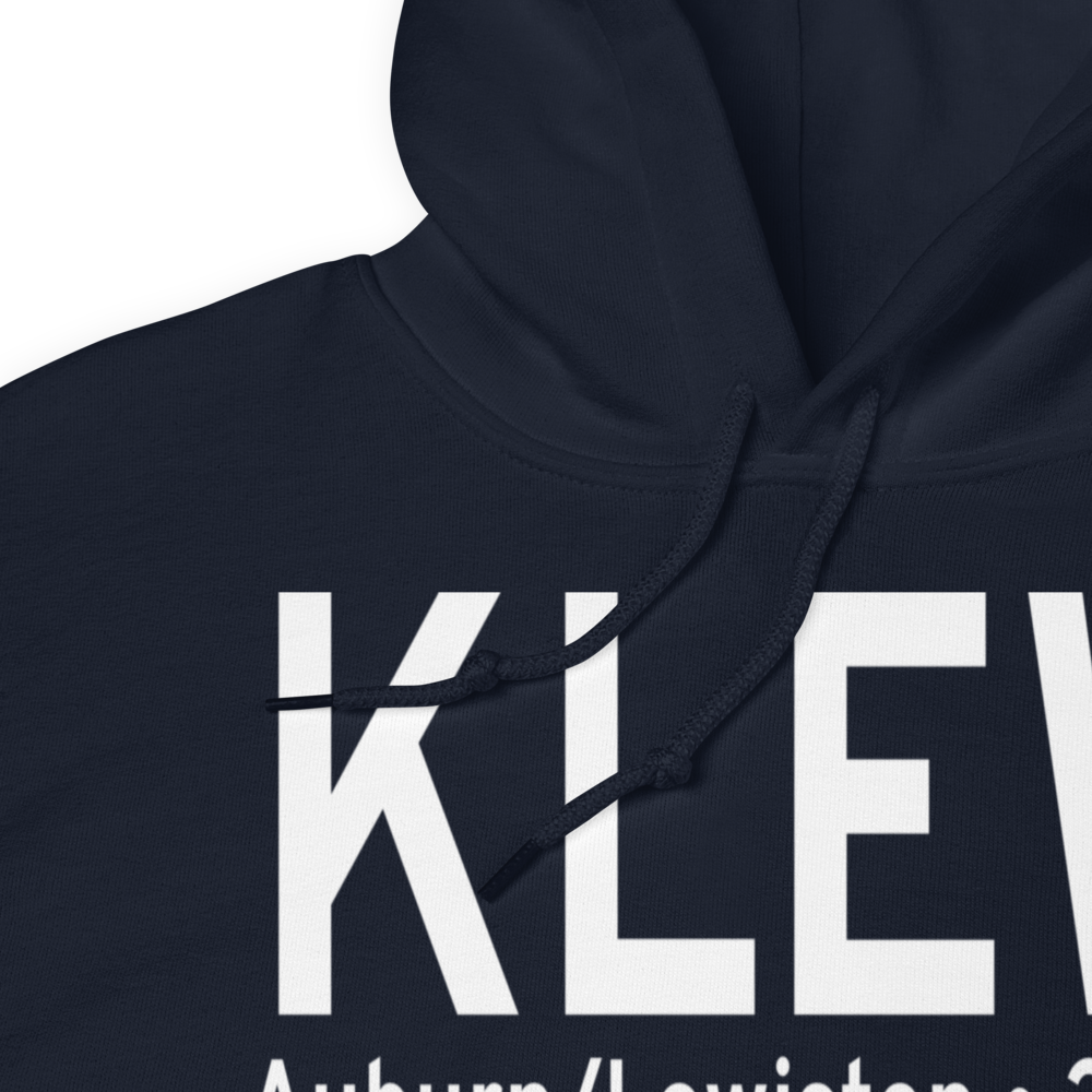 Auburn Lewiston Municipal Airport (KLEW) ICAO Hoodie Sweatshirt 