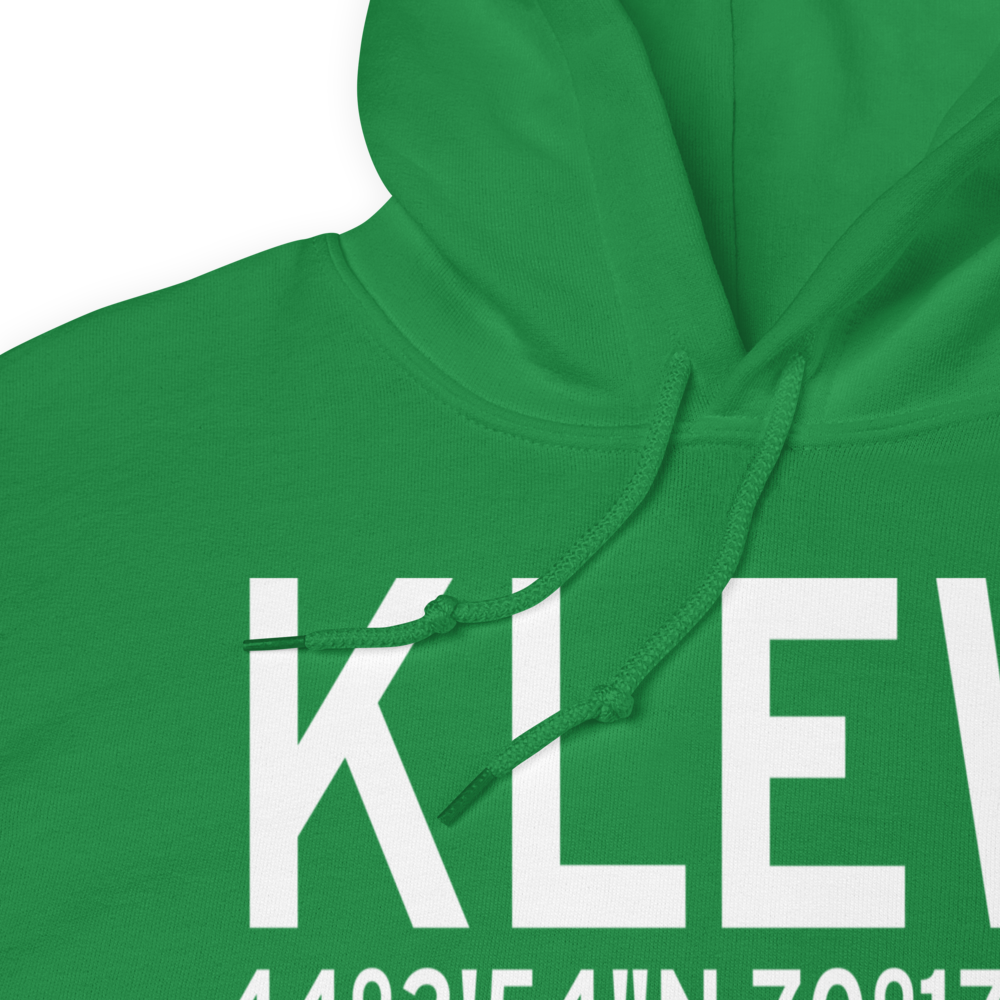 Auburn Lewiston Municipal Airport (KLEW) ICAO Hoodie Sweatshirt 