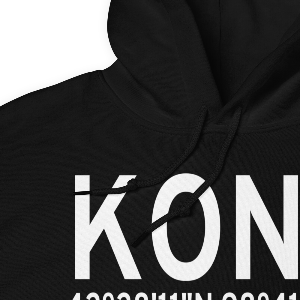 The O'Neill Municipal John L Baker Field (KONL) ICAO Hoodie Sweatshirt 