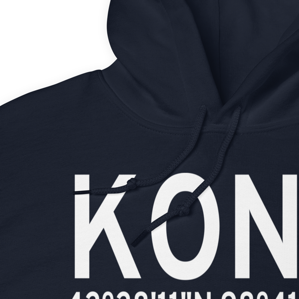 The O'Neill Municipal John L Baker Field (KONL) ICAO Hoodie Sweatshirt 