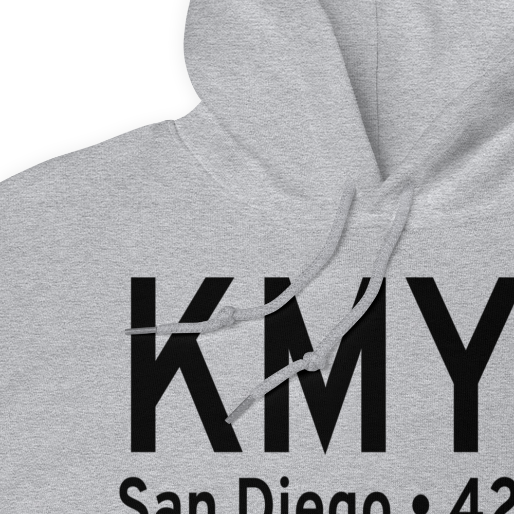 Montgomery-Gibbs Executive Airport (KMYF) ICAO Hoodie Sweatshirt 