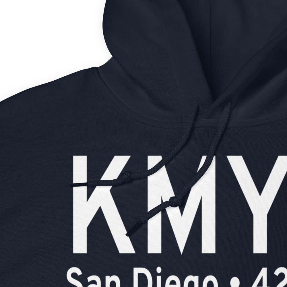 Montgomery-Gibbs Executive Airport (KMYF) ICAO Hoodie Sweatshirt 