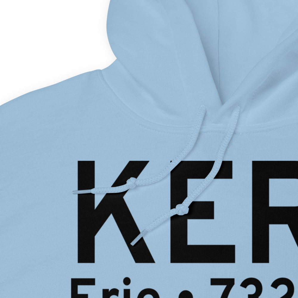 Erie International Tom Ridge Field (KERI) ICAO Hoodie Sweatshirt 