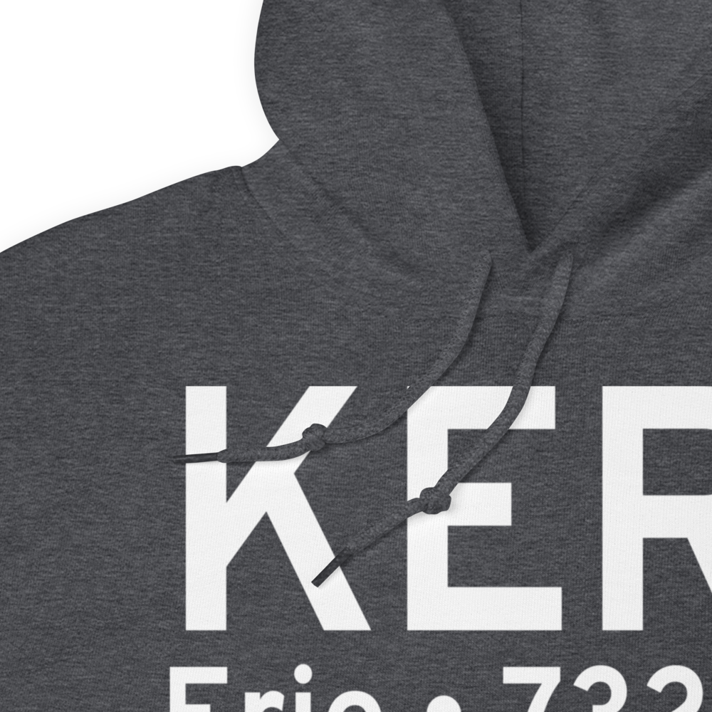 Erie International Tom Ridge Field (KERI) ICAO Hoodie Sweatshirt 