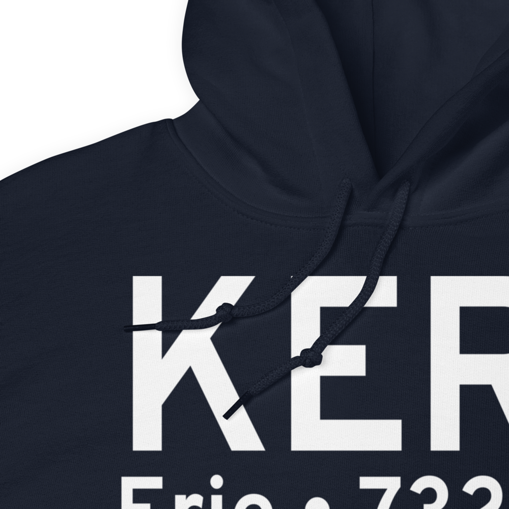 Erie International Tom Ridge Field (KERI) ICAO Hoodie Sweatshirt 