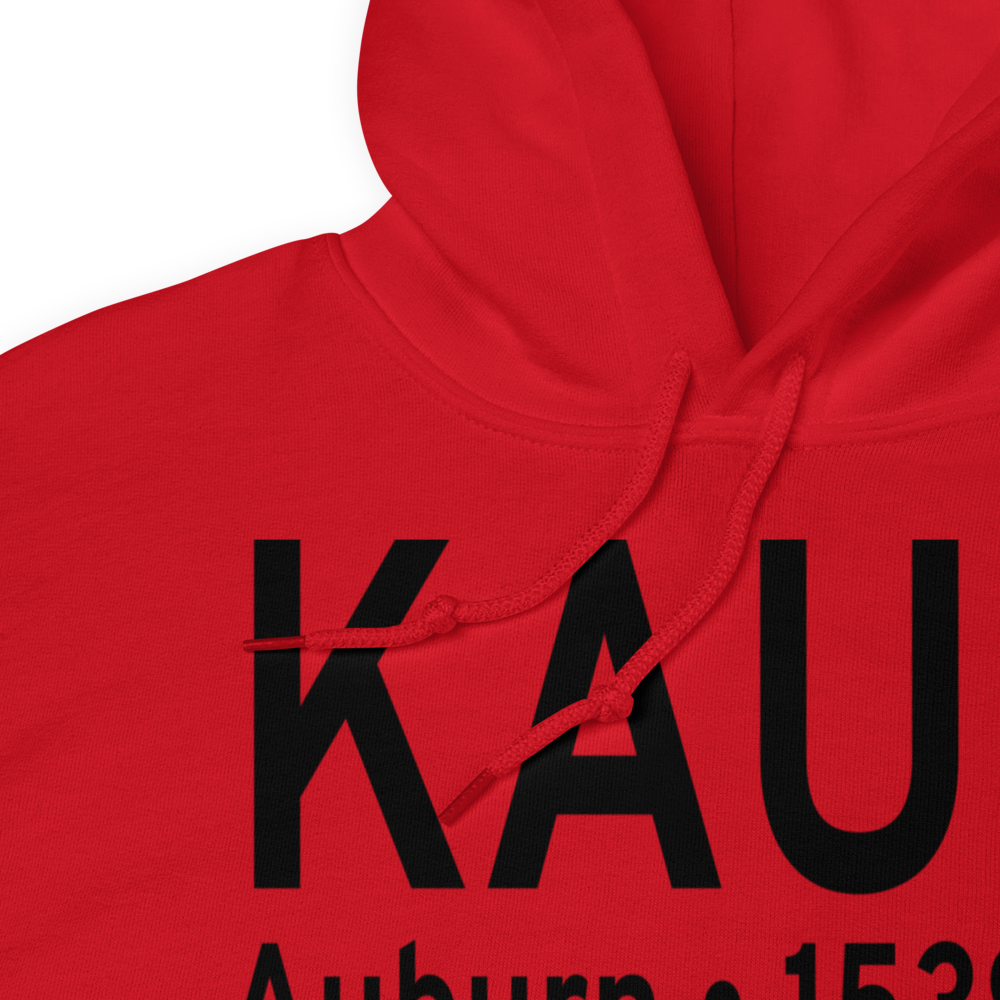 Auburn Municipal Airport (KAUN) ICAO Hoodie Sweatshirt 