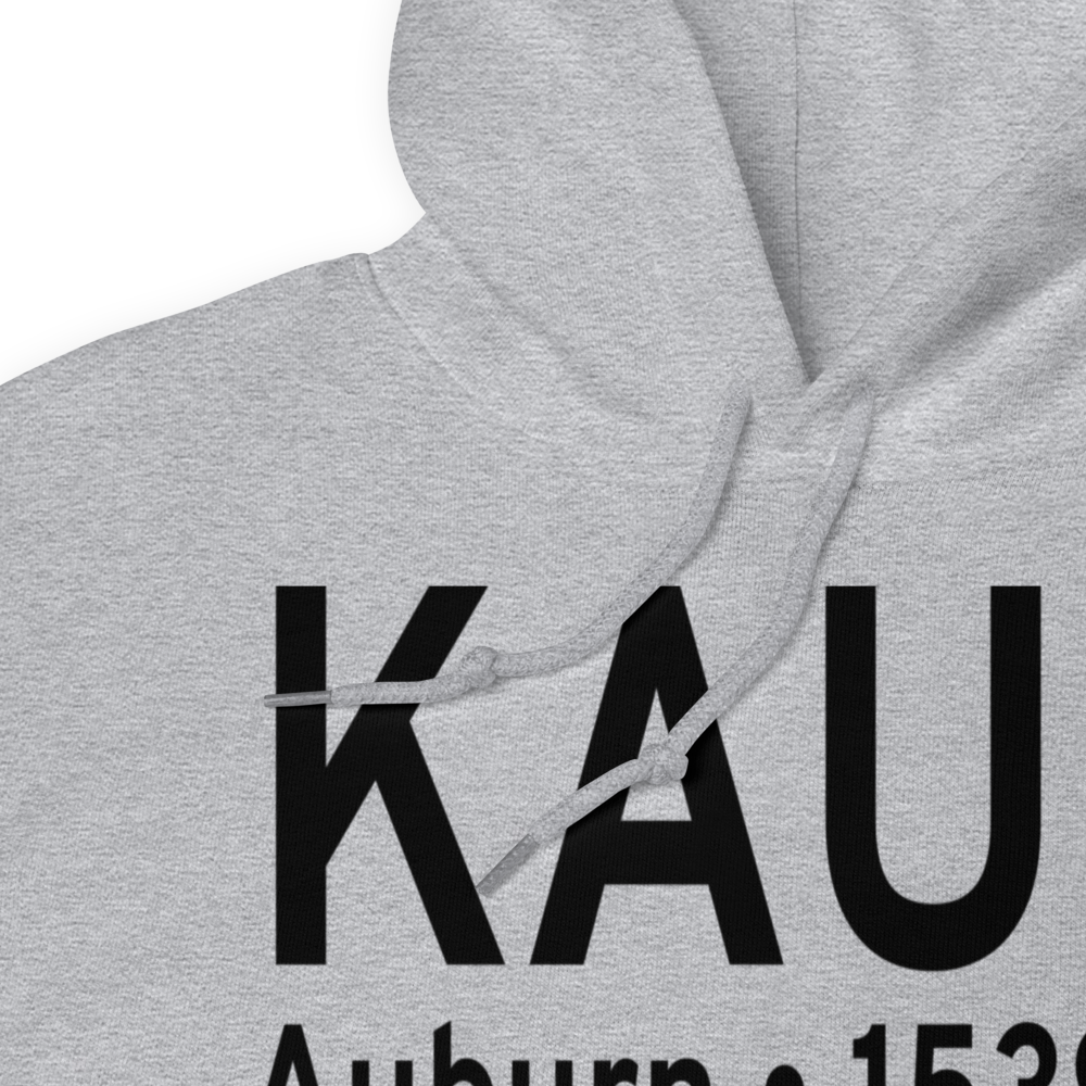Auburn Municipal Airport (KAUN) ICAO Hoodie Sweatshirt 