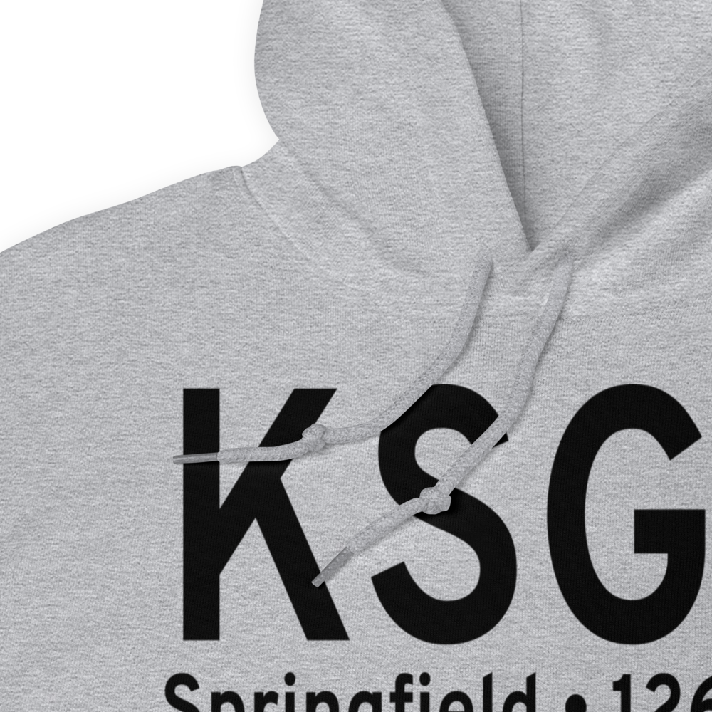 Springfield Branson National Airport (KSGF) ICAO Hoodie Sweatshirt 