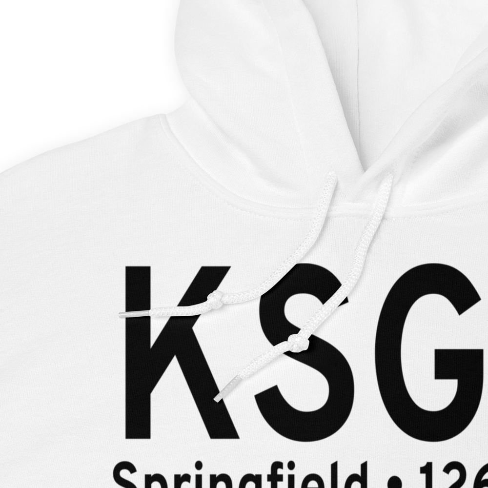 Springfield Branson National Airport (KSGF) ICAO Hoodie Sweatshirt 