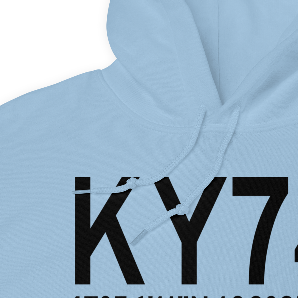 Parshall Hankins Airport (KY74) ICAO Hoodie Sweatshirt 