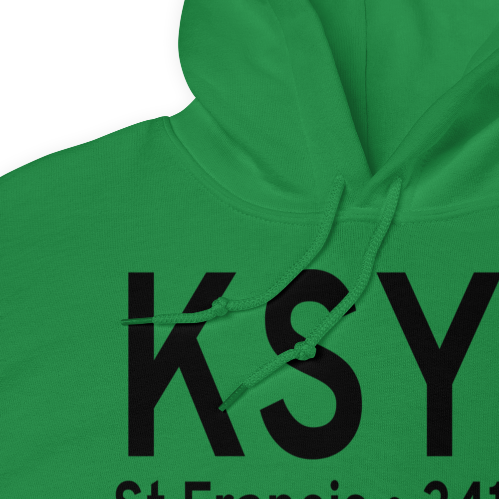 Cheyenne County Municipal Airport (KSYF) ICAO Hoodie Sweatshirt 