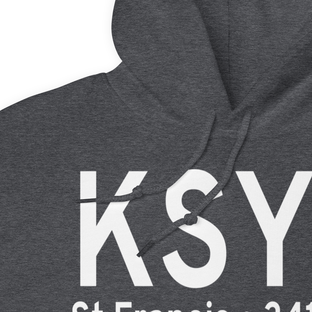 Cheyenne County Municipal Airport (KSYF) ICAO Hoodie Sweatshirt 