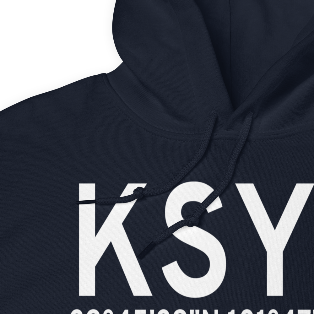 Cheyenne County Municipal Airport (KSYF) ICAO Hoodie Sweatshirt 