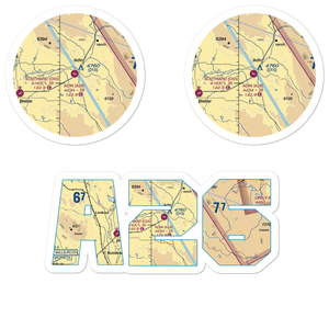 Adin Airport (A26) VFR Sectional Sticker Pack