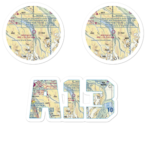 Bold Airport (A13) VFR Sectional Sticker Pack