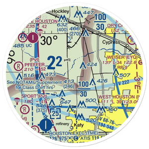 Sack-O-Grande Acroport Airport (9X9) VFR Sectional Sticker (20 mile)