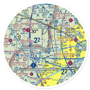 Sack-O-Grande Acroport Airport (9X9) VFR Sectional Sticker (30 mile)