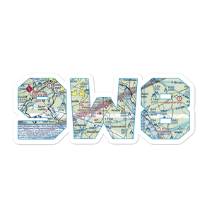 Baublitz Commercial Airport (9W8) VFR Sectional Sticker