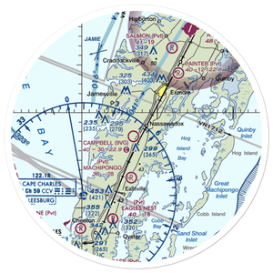 Campbell Field (9VG) VFR Sectional Sticker (30 mile)