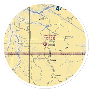 Winifred Airport (9S7) VFR Sectional Sticker (30 mile)