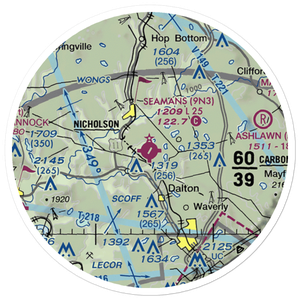 Seamans Field (9N3) VFR Sectional Sticker (20 mile)
