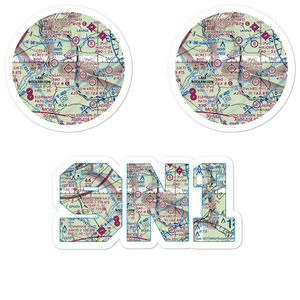 Vansant Airport (9N1) VFR Sectional Sticker Pack