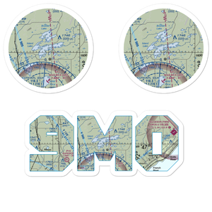 North Country Seaplane Base (9M0) VFR Sectional Sticker Pack