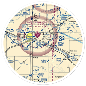Wilroads Gardens Airport (9K1) VFR Sectional Sticker (30 mile)