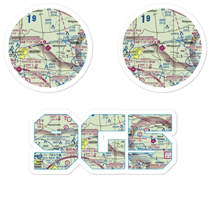 Royalton Airport (9G5) VFR Sectional Sticker Pack