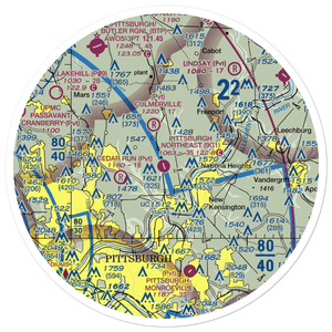 Rock Airport (9G1) VFR Sectional Sticker (30 mile)