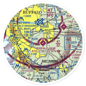 Buffalo Airfield (9G0) VFR Sectional Sticker (20 mile)
