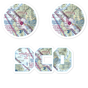 Peninsula Point Pullout Seaplane Base (9C0) VFR Sectional Sticker Pack