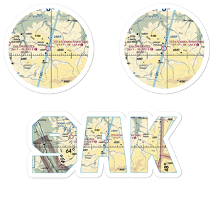 Totatlanika River Airport (9AK) VFR Sectional Sticker Pack