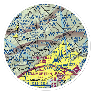 Powell STOLport (9A2) VFR Sectional Sticker (20 mile)