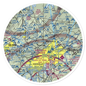 Powell STOLport (9A2) VFR Sectional Sticker (30 mile)