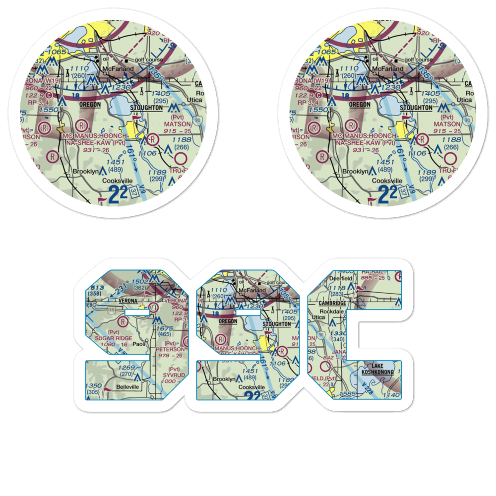 Quams Marina Seaplane Base (99C) VFR Sectional Sticker Pack 