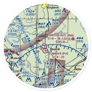 Smith's International Airport (99A) VFR Sectional Sticker (20 mile)