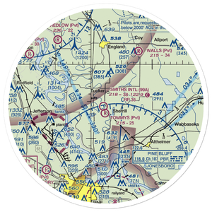 Smith's International Airport (99A) VFR Sectional Sticker (30 mile)