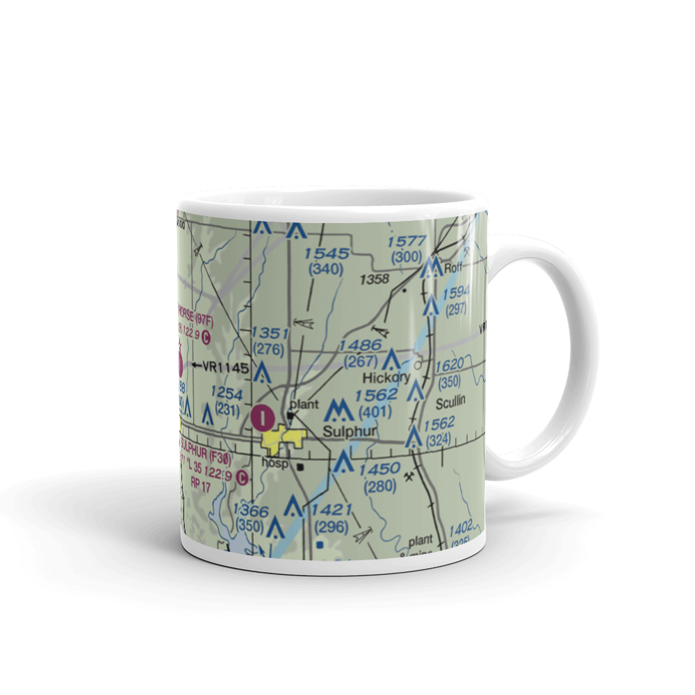 Crazy Horse Municipal Airport (97F) VFR Sectional  Mug 