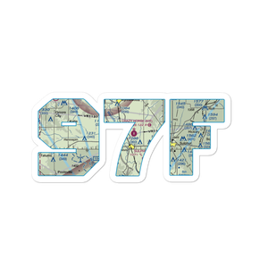 Crazy Horse Municipal Airport (97F) VFR Sectional Sticker