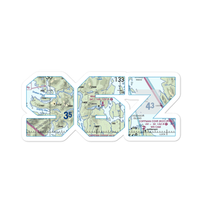 Whale Pass Seaplane Float Harbor Facility (96Z) VFR Sectional Sticker
