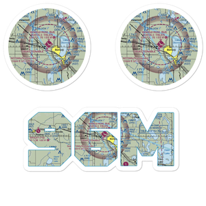 Moberg Air Base (96M) VFR Sectional Sticker Pack