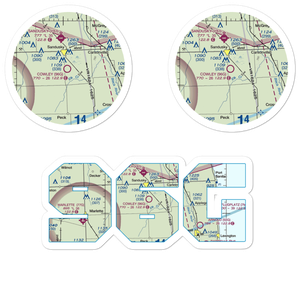 Cowley Field (96G) VFR Sectional Sticker Pack