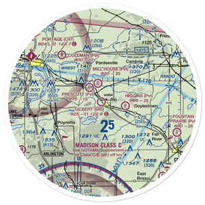 Gilbert Field (94C) VFR Sectional Sticker (30 mile)