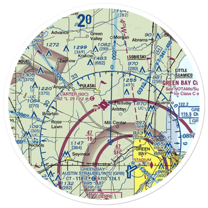 Carter Airport (92C) VFR Sectional Sticker (30 mile)