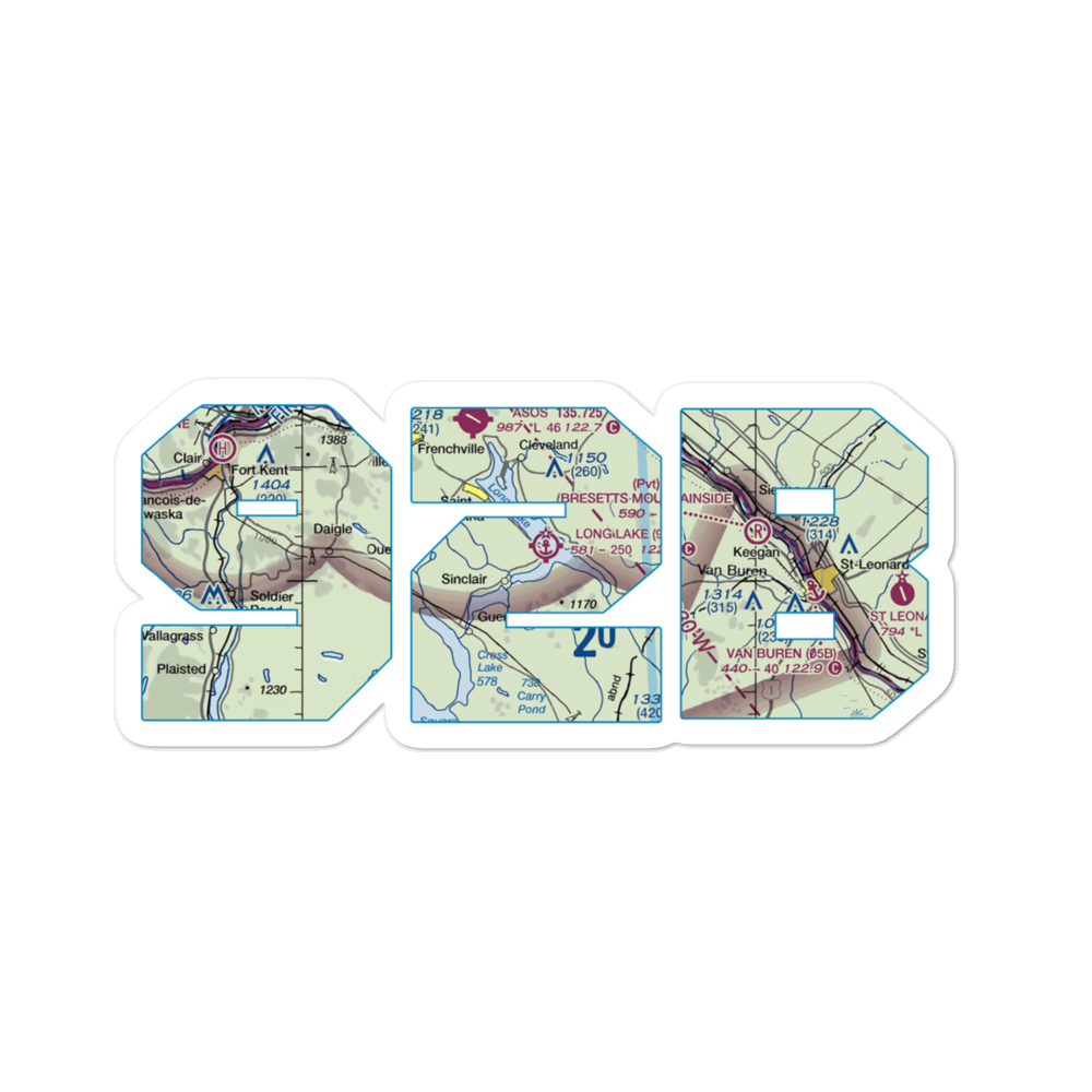 Long Lake Seaplane Base (92B) VFR Sectional Sticker 