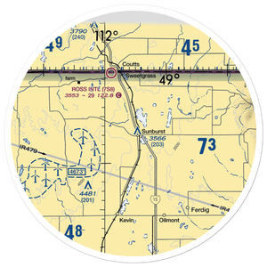 Sunburst Airport (8U5) VFR Sectional Sticker (30 mile)
