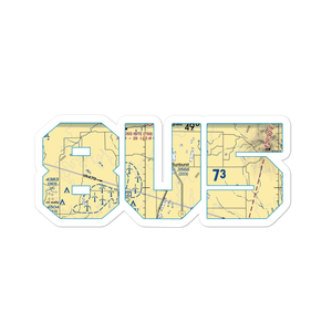 Sunburst Airport (8U5) VFR Sectional Sticker