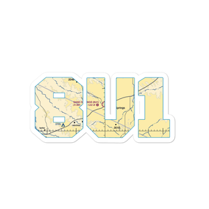 Sand Springs Strip (8U1) VFR Sectional Sticker