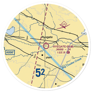 Ryegate Airport (8U0) VFR Sectional Sticker (20 mile)